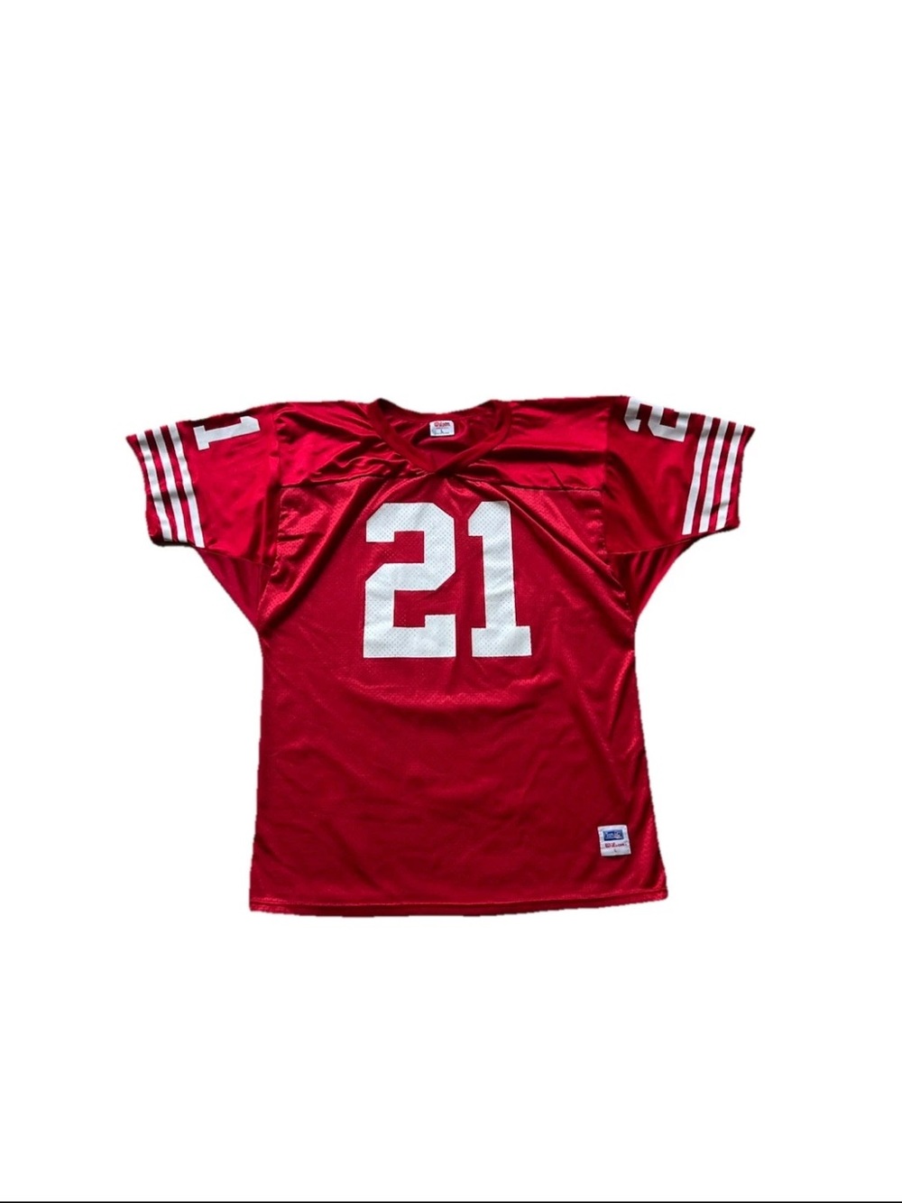 VTG Wilson San Francisco 49ers Deion Sanders NFL Football Jersey Size Large